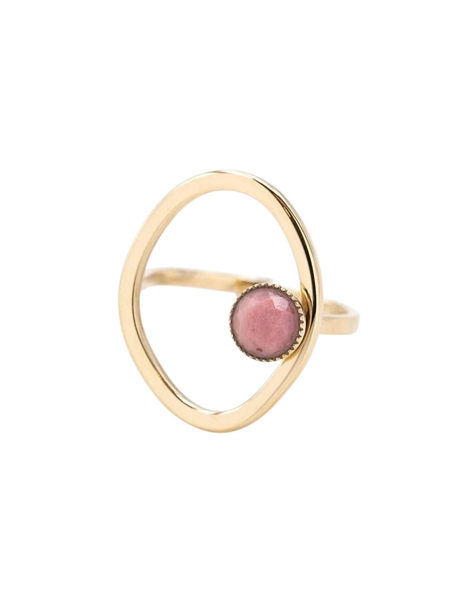 Bague Cercle Rhodonite