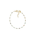 Bracelet Turquoise Africaine & Perles d'Eau Douce Doré