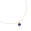 Collier Pendentif Lapis Lazuli & Perle d'Eau Douce Doré