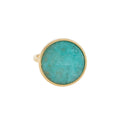 Bague Cabochon Rond Amazonite